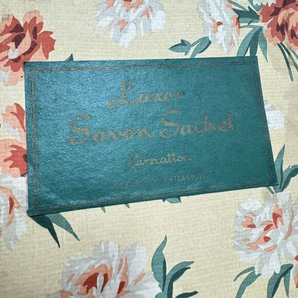 Luxor Savon Soap Cardboard Box With Antique Puzzle Inside - Sachet Soap Vintage - Picture 2 of 3